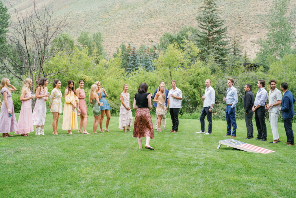 Galena Lodge Ketchum Wedding Rehearsal with Lauren and Chase Planner Little Bird Events