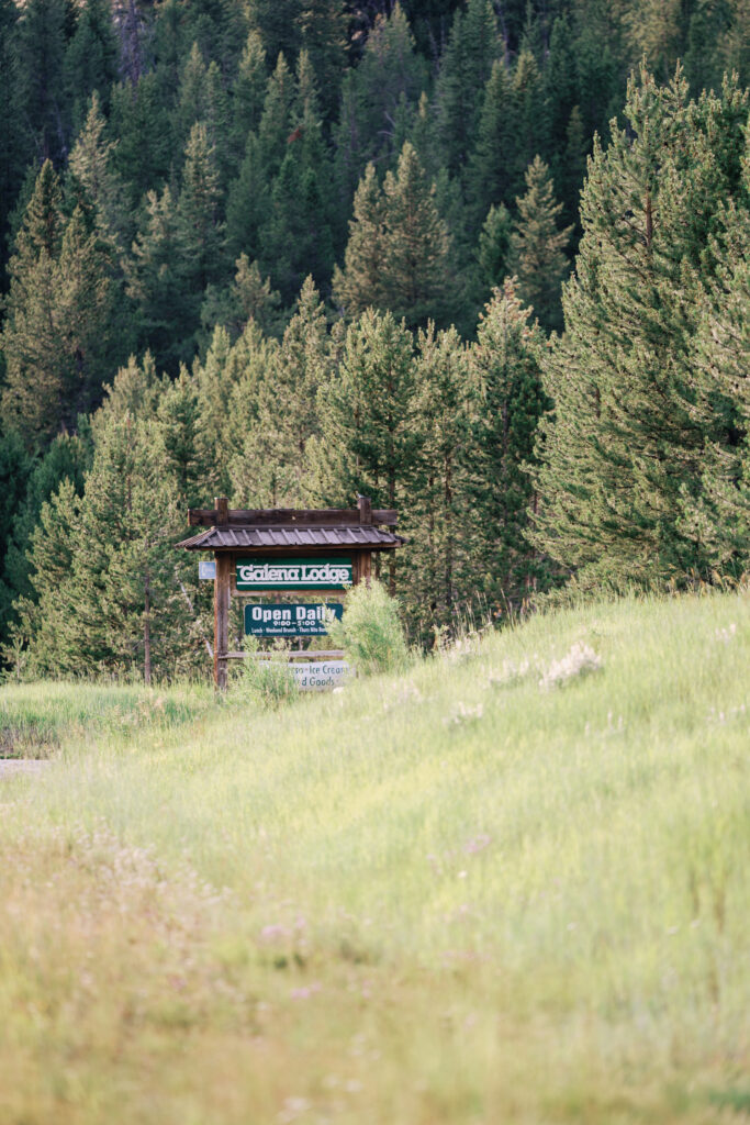 Galena Lodge, Ketchum Idaho entrance