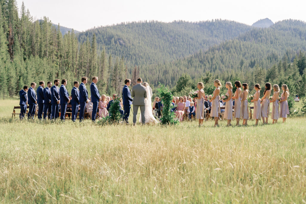 A Galena Lodge Ketchum Sun Valley Idaho Wedding Mountain ceremony with Lauren Chase