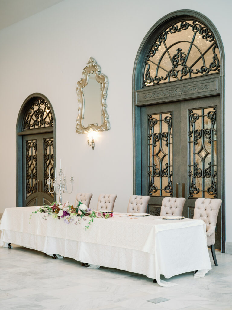 Boise Wedding Venue Chateau des Fleurs Reception seating
