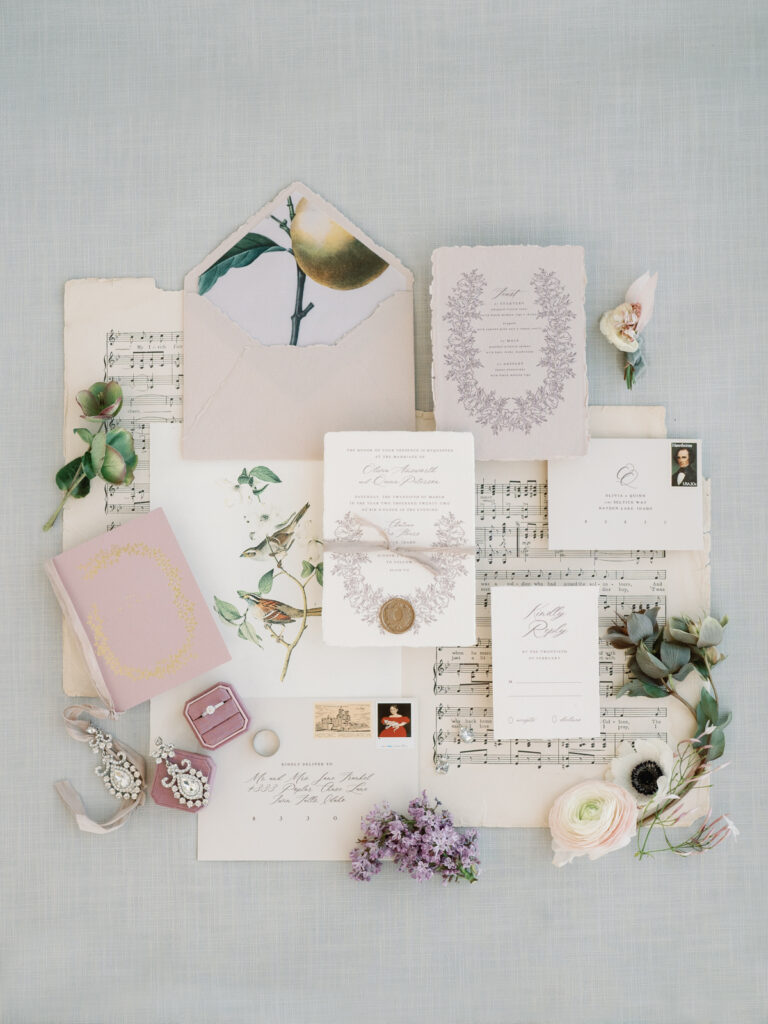 Chateau des Fleurs Wedding Dill Paper Company