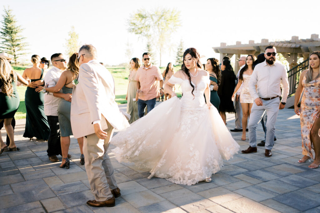 Boise Wedding Mint Barrel in Nampa Reception dancing