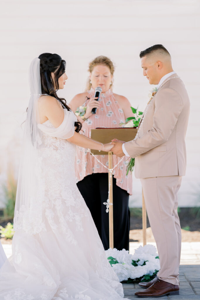 Mint Barrel Mexican Wedding Ceremony