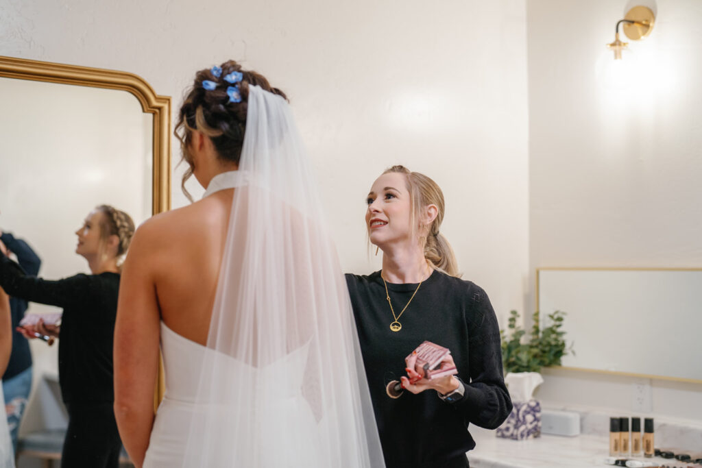 Boise Best Wedding Venue Magnolia Cottage Emmett Bridal Suite Makeup