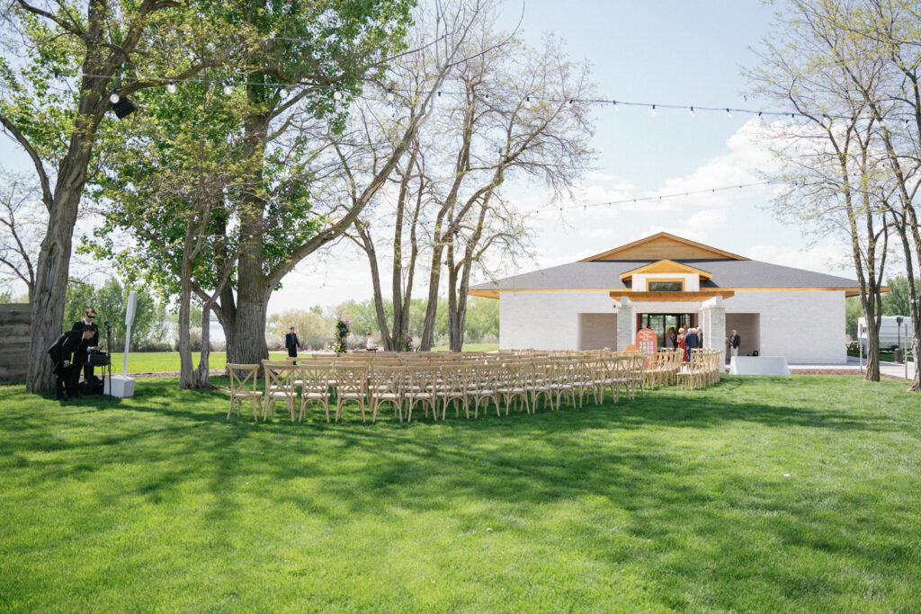 The Ultimate Guide to 28 of Boise Idaho's  Best Wedding Venues Deer Flat Ranch in Nampa Ceremony