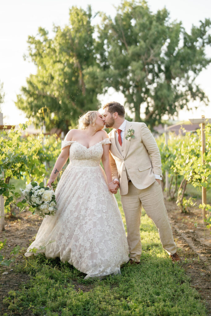 Boise Wedding Venue Fox Canyon Vineyard in Marsing bride groom