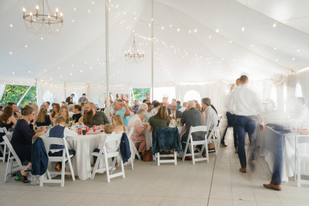 Boise Best Wedding Venue The Vintage Rose reception tent