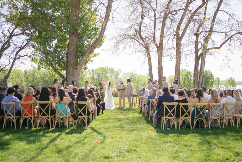Boise Wedding Venue Deer Flat Ranch Ceremony